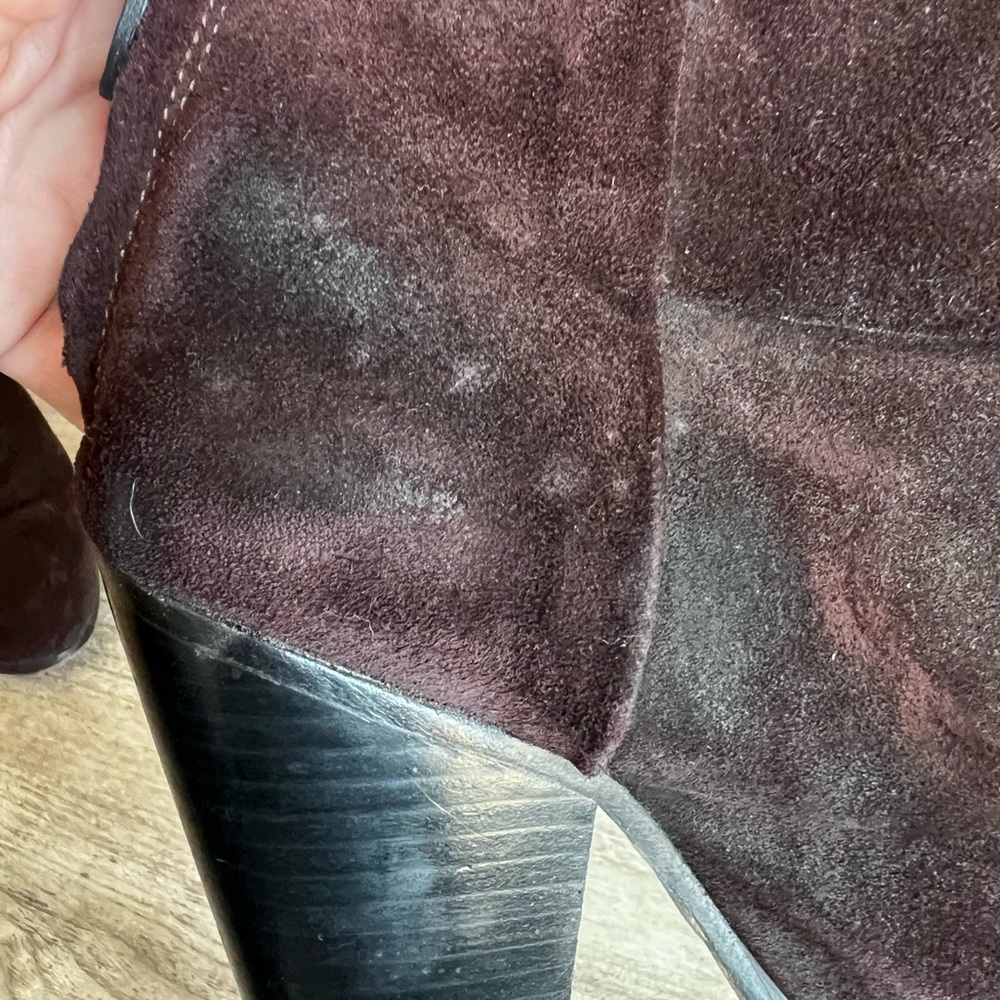 Rag & Bone Newbury rich brown suede bootie size 36=6 in fair condition - Picture 6 of 16